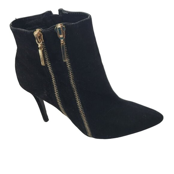 Anne Michelle Women's Heeled Ankle Boot Black Size 11 - Picture 5 of 9